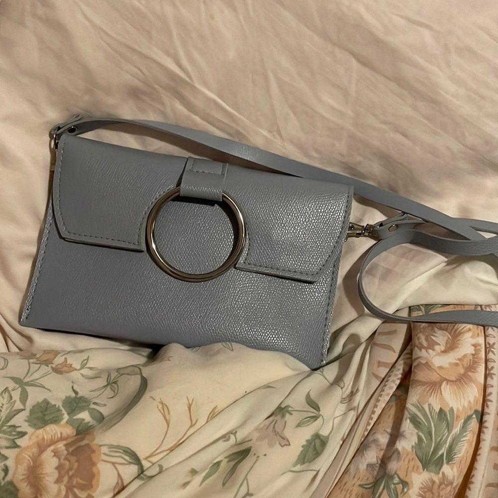Light blue crossbody bag